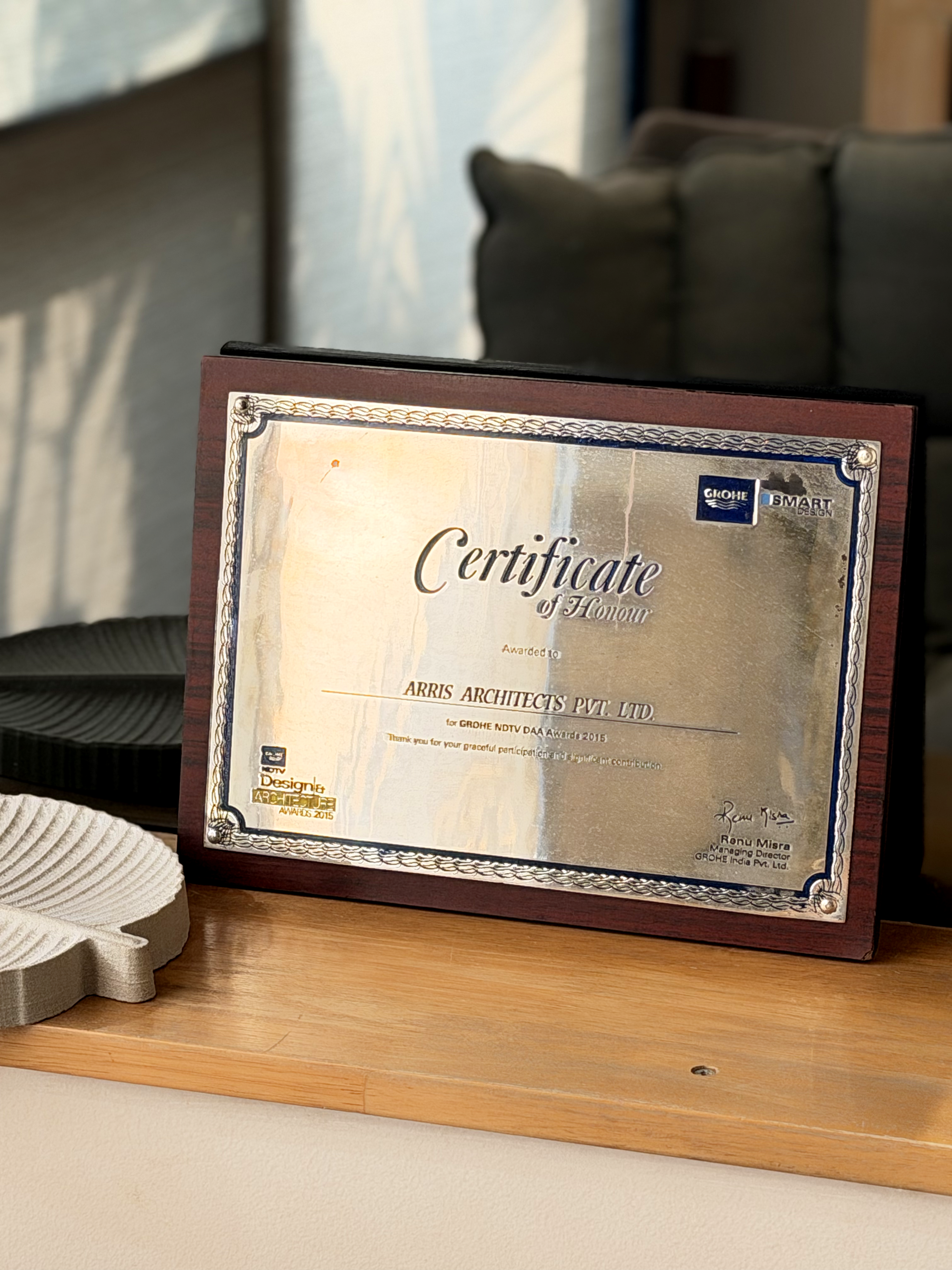 NDTV Design & Architect of the year Awards, 2015